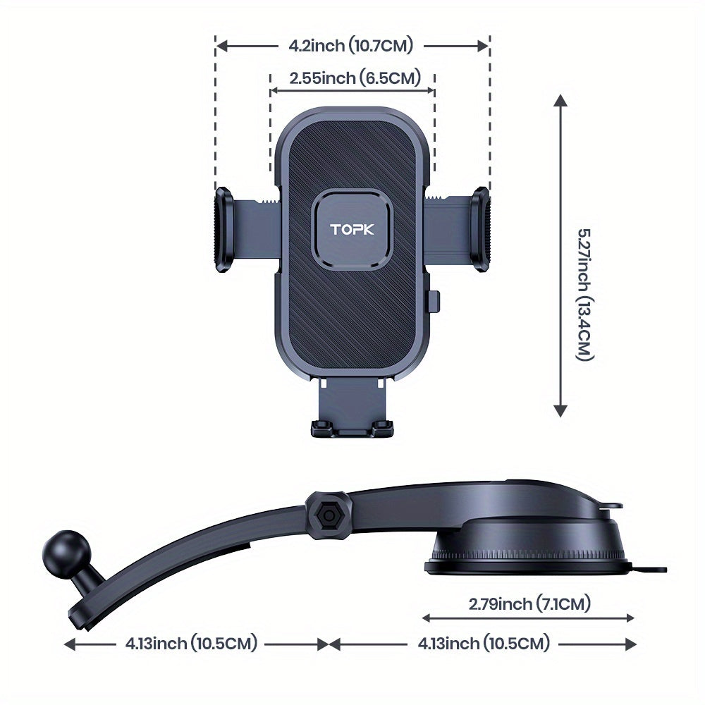 TOPK Adjustable Dashboard Phone Holder