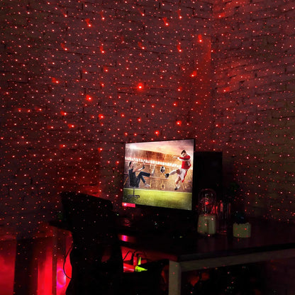 Mini LED Car Starry Sky Projector Light (USB, Adjustable)