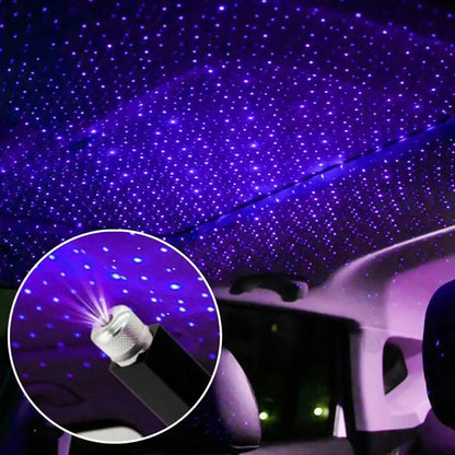 Mini LED Car Starry Sky Projector Light (USB, Adjustable)