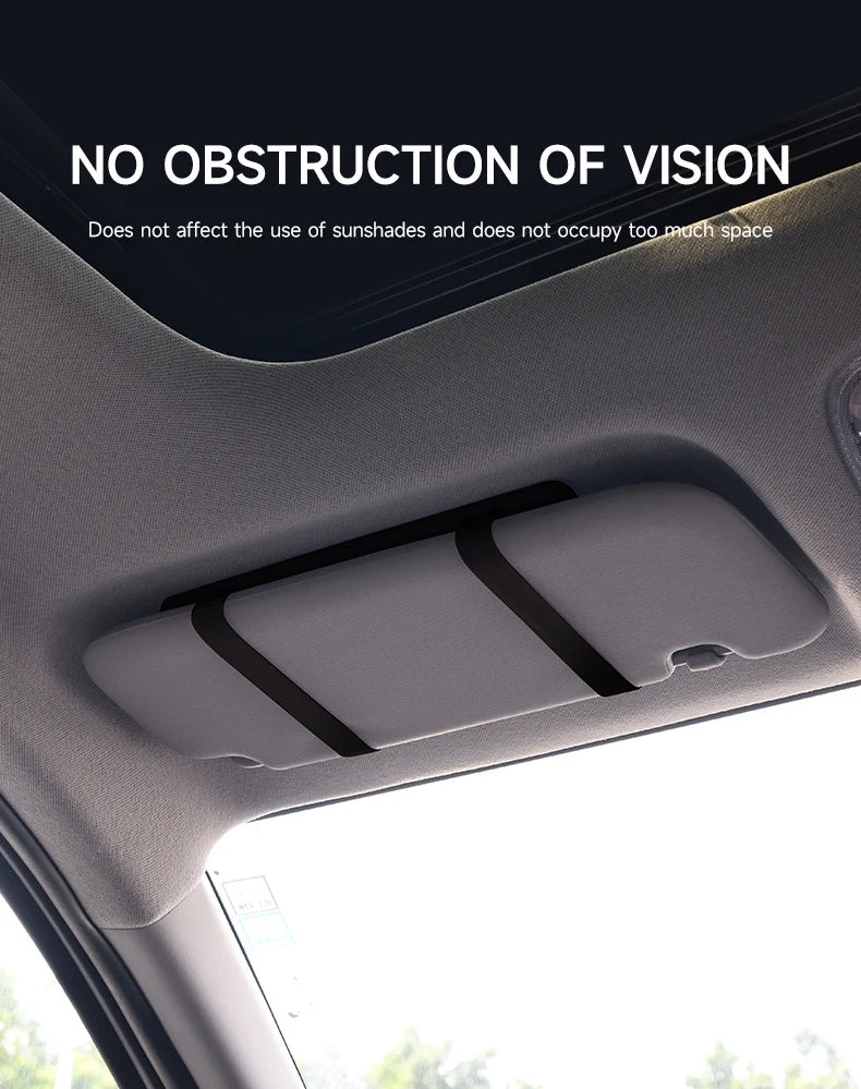 Universal Car Sun Visor Vanity Mirror with LED