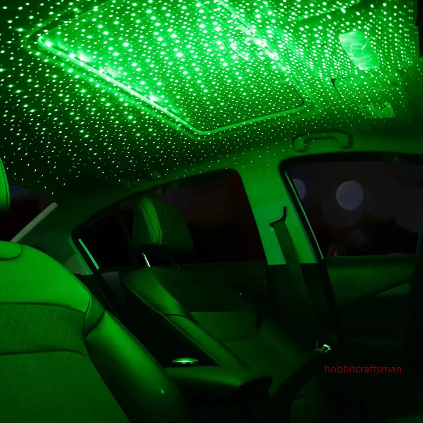 Mini LED Car Starry Sky Projector Light (USB, Adjustable)