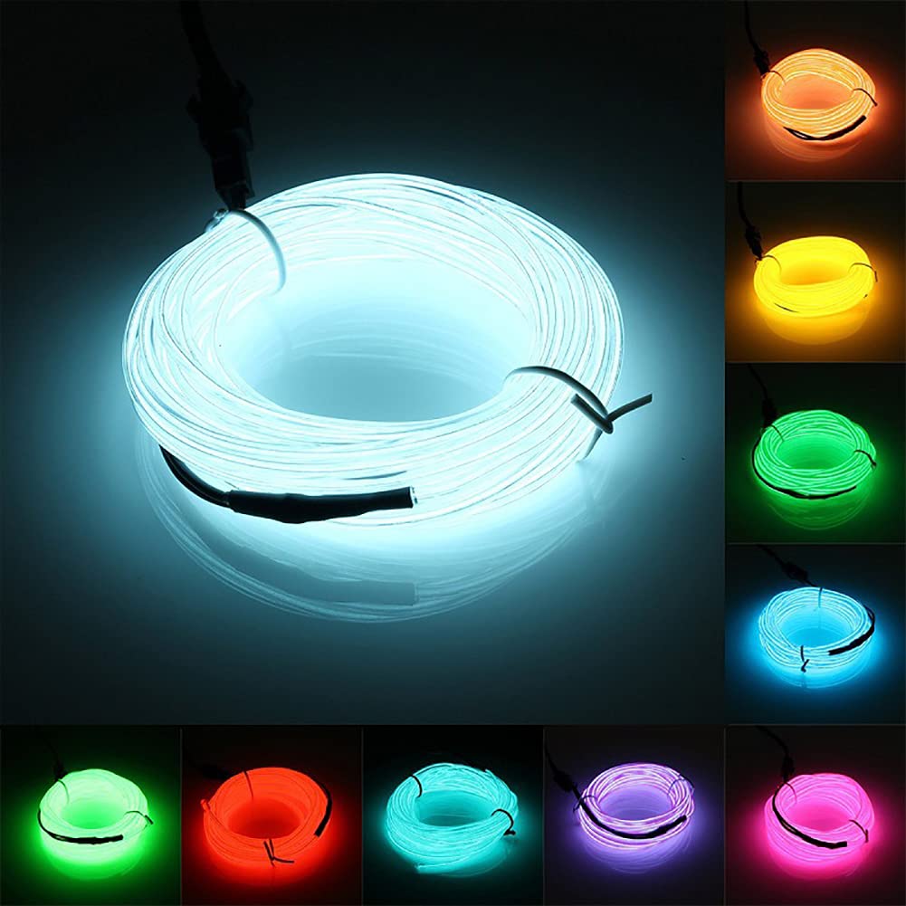 5M LED Car Interior Strip Light – USB Flexible Ambient Neon