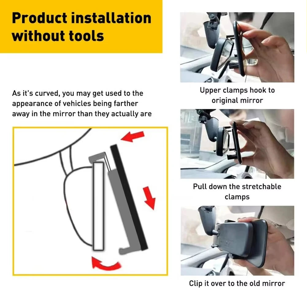 Baby Car Rearview Mirror – Wide Angle & Anti-Glare