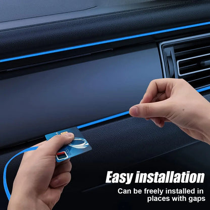 5M LED Car Interior Strip Light – USB Flexible Ambient Neon