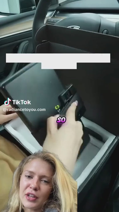 LED Car Vanity Mirror – Dimmable Touch & 5X Magnification
